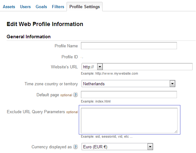 Exclude Specific Query Parameters