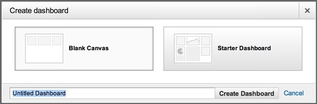 Creating Google Analytics Dashboards