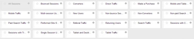 Google Analytics Segments