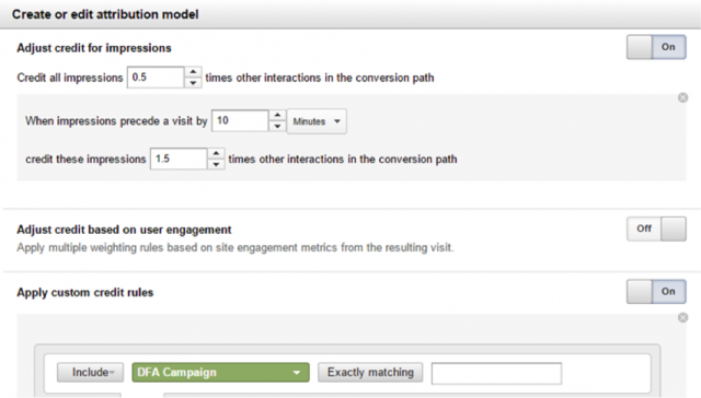 Create attribution model