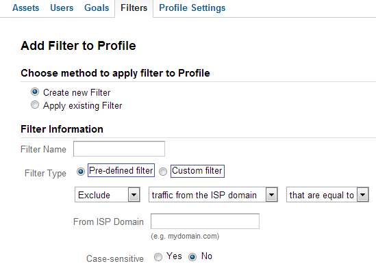 Predefined vs. Custom Filters