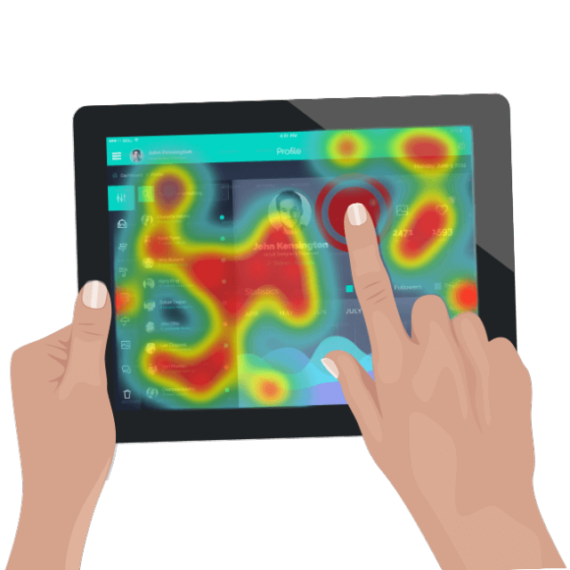 Touch heatmaps